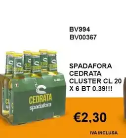 Italy Cash and Carry Spadafora cedrata cluster offerta