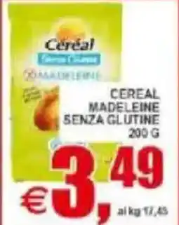 Pewex Cereal madeleine senza glutine offerta