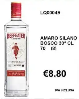 Italy Cash and Carry Beefeater amaro silano bosco 30° offerta