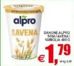 Pewex Danone alpro soia/avena/ vaniglia offerta