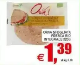 Pewex Orva sfogliata fresca bio integrale offerta