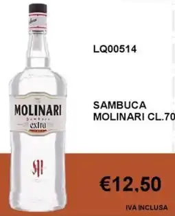 Italy Cash and Carry Sambuca MOLINARI offerta