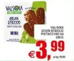 Pewex Valsoia gran stecco pistacchio x4 offerta