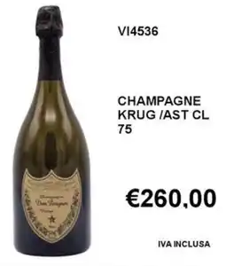 Italy Cash and Carry Champagne KRUG /AST offerta