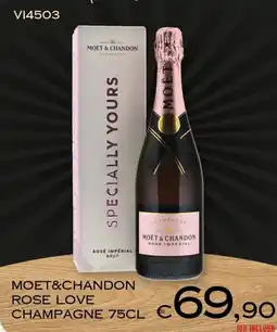Italy Cash and Carry Moet&chandon rose love champagne offerta