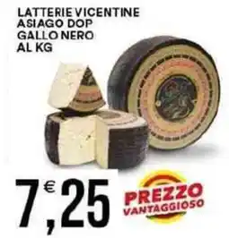 Vantaggio Cash&Carry Latterie vicentine asiago dop gallo nero offerta