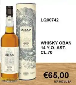 Italy Cash and Carry Whisky OBAN 14 Y.O. AST. offerta