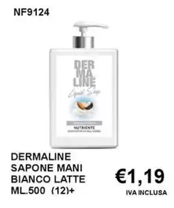 Italy Cash and Carry Dermaline sapone mani bianco latte offerta