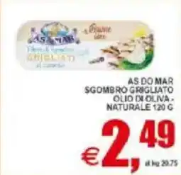 Pewex As do mar sgombro grigliato olio di oliva naturale offerta