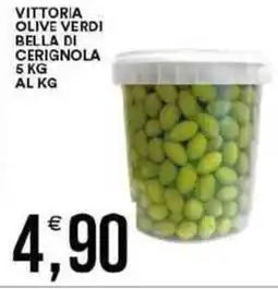 Vantaggio Cash&Carry Vittoria olive verdi bella di cerignola offerta