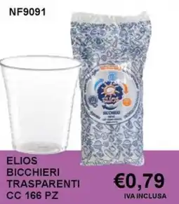 Italy Cash and Carry Elios bicchieri trasparenti cc 166 pz offerta