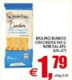 Pewex Mulino bianco crackers non salati, salati offerta