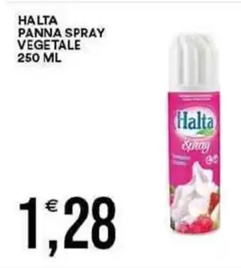 Vantaggio Cash&Carry Halta panna spray vegetale offerta