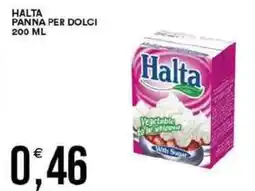 Vantaggio Cash&Carry Halta panna per dolci offerta