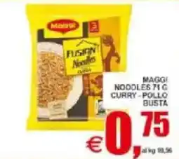 Pewex Maggi noodles curry, pollo busta offerta