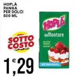 Vantaggio Cash&Carry Hopla panna per dolci offerta