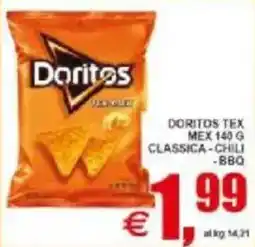 Pewex Doritos tex mex classica chili bbq offerta