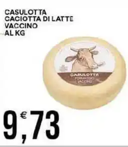 Vantaggio Cash&Carry Casulotta caciotta di latte vaccino al kg offerta