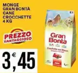 Vantaggio Cash&Carry Monge gran bonta cane crocchette offerta