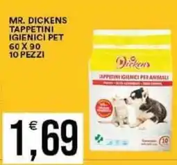 Vantaggio Cash&Carry Mr. dickens tappetini igienici pet 60 x 90.10 pezzi offerta