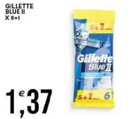 Vantaggio Cash&Carry Gillette blue II x5 offerta