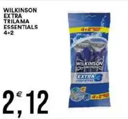 Vantaggio Cash&Carry Wilkinson extra trilama essentials offerta