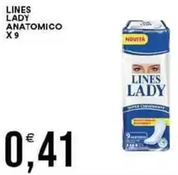 Vantaggio Cash&Carry Lines lady anatomico x 9 offerta