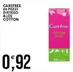 Vantaggio Cash&Carry Carefree 20 pezzi disteso aloe cotton offerta