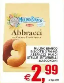 Pewex Mulino bianco biscotti abbracci, pan di stelle, ritornelli, nascondini offerta