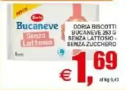 Pewex Doria biscotti bucaneve, senza lattosio, senza zucchero offerta