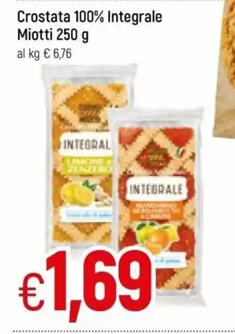 Famila Crostata 100% Integrale Miotti 250g offerta