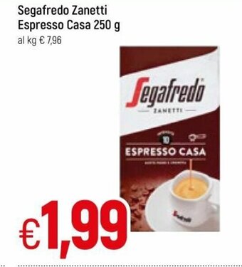 Famila Segafredo Zanetti Espresso casa 250g offerta