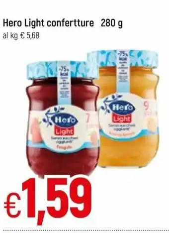 Famila Hero Light confertture 280g offerta