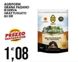 Vantaggio Cash&Carry Agriform grana padano riserva grattugiato offerta