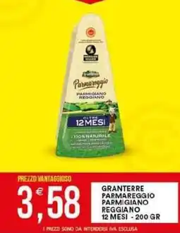 Vantaggio Cash&Carry Granterre parmareggio parmigiano reggiano 12 mesi offerta