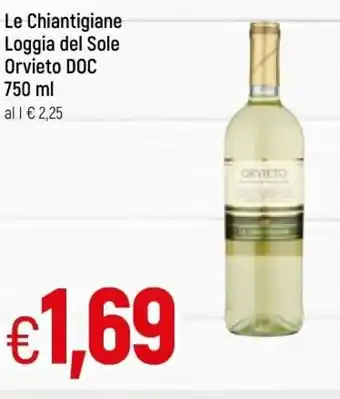 Famila Le Chiantigiane Loggia del Sole Orvieto DOC 750ml offerta