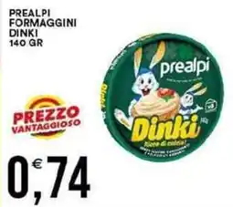 Vantaggio Cash&Carry Prealpi formaggini dinki offerta
