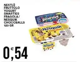 Vantaggio Cash&Carry Nestle fruttolo yogurt smarties fragola/ nesquik chocoballs offerta