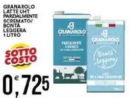 Vantaggio Cash&Carry Granarolo latte uht parzialmente scremato/ bonta leggera offerta