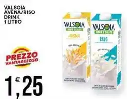 Vantaggio Cash&Carry Valsoia avena/riso drink offerta