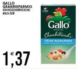 Vantaggio Cash&Carry Gallo granrisparmio chicchiricchi offerta