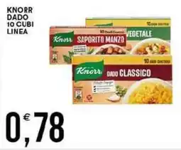 Vantaggio Cash&Carry Knorr dado 10 cubi linea offerta