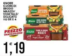 Vantaggio Cash&Carry Knorr cuore di brodo manzo/ vegetale/ delicato offerta