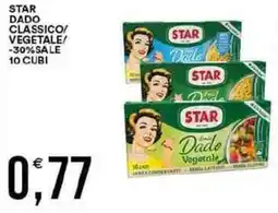 Vantaggio Cash&Carry Star dado classico/ vegetale/ -30%sale 10 cubi offerta