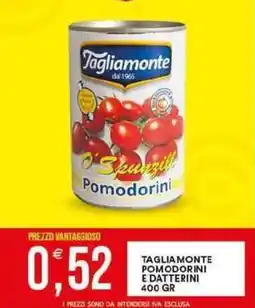 Vantaggio Cash&Carry Taglia monte pomodorini e datterini offerta