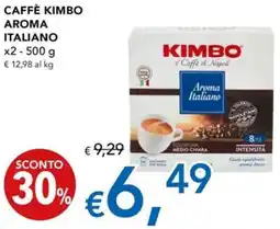 Migross Superstore Caffè kimbo aroma italiano offerta