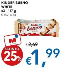 Migross Superstore Kinder bueno white offerta
