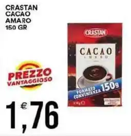 Vantaggio Cash&Carry Crastan cacao amaro offerta
