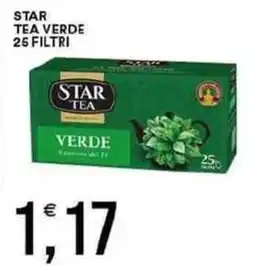 Vantaggio Cash&Carry Star tea verde 25 filtri offerta