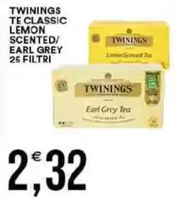 Vantaggio Cash&Carry Twinings te classic lemon scented/ earl grey 25 filtri offerta